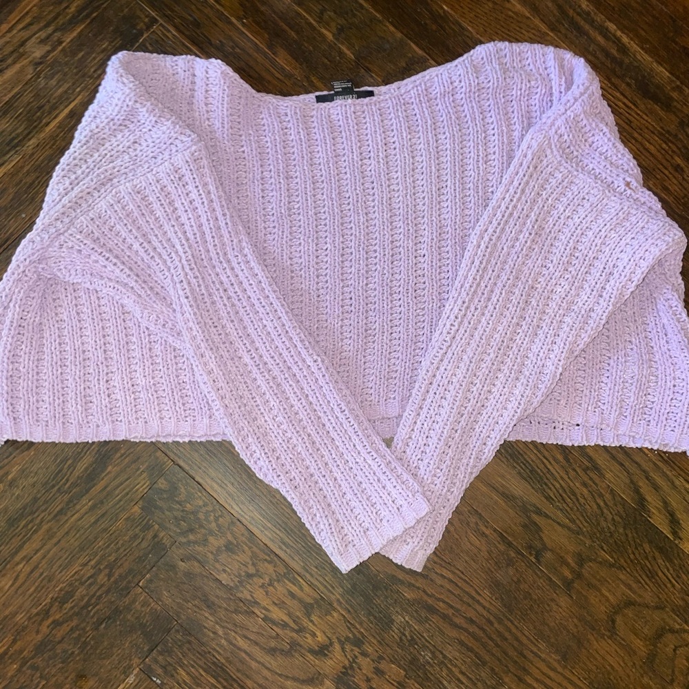 Forever 21 Light Pink Ribbed Sweater